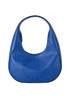 Circle Logo Small Shoulder Bag, &pound;395, Handbags, Blue, Leather, Front view